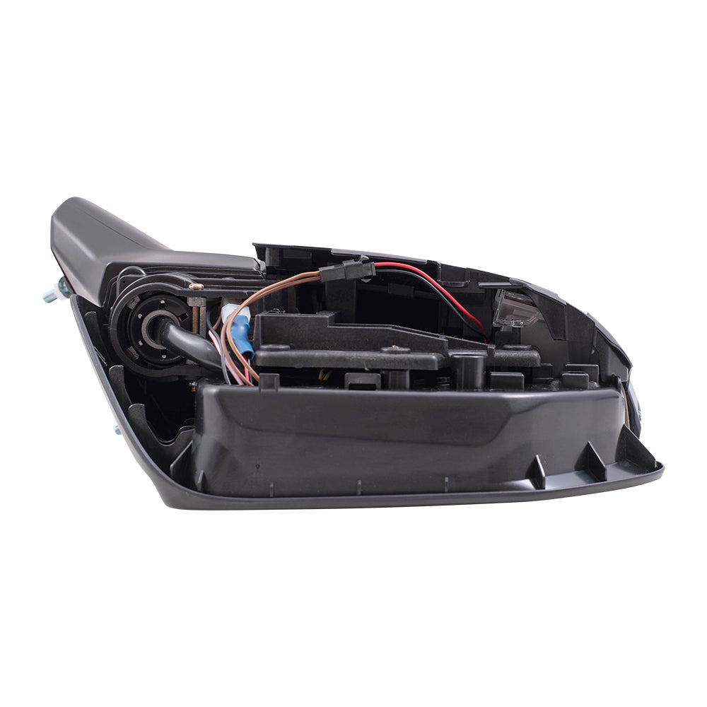 Brock Replacement Passenger Side Power Mirror Paint to Match Black W/Heat, Signal, Blind Spot Detection and Memory without Camera and Auto Dim Compatible with 2019-2020 Toyota Avalon