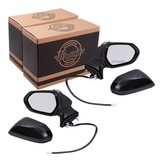 Power Mirror for 2019-2022 Avalon Blind Spot Detection Turn Signal Indicator Heated 8794007190 Set TO1320404
