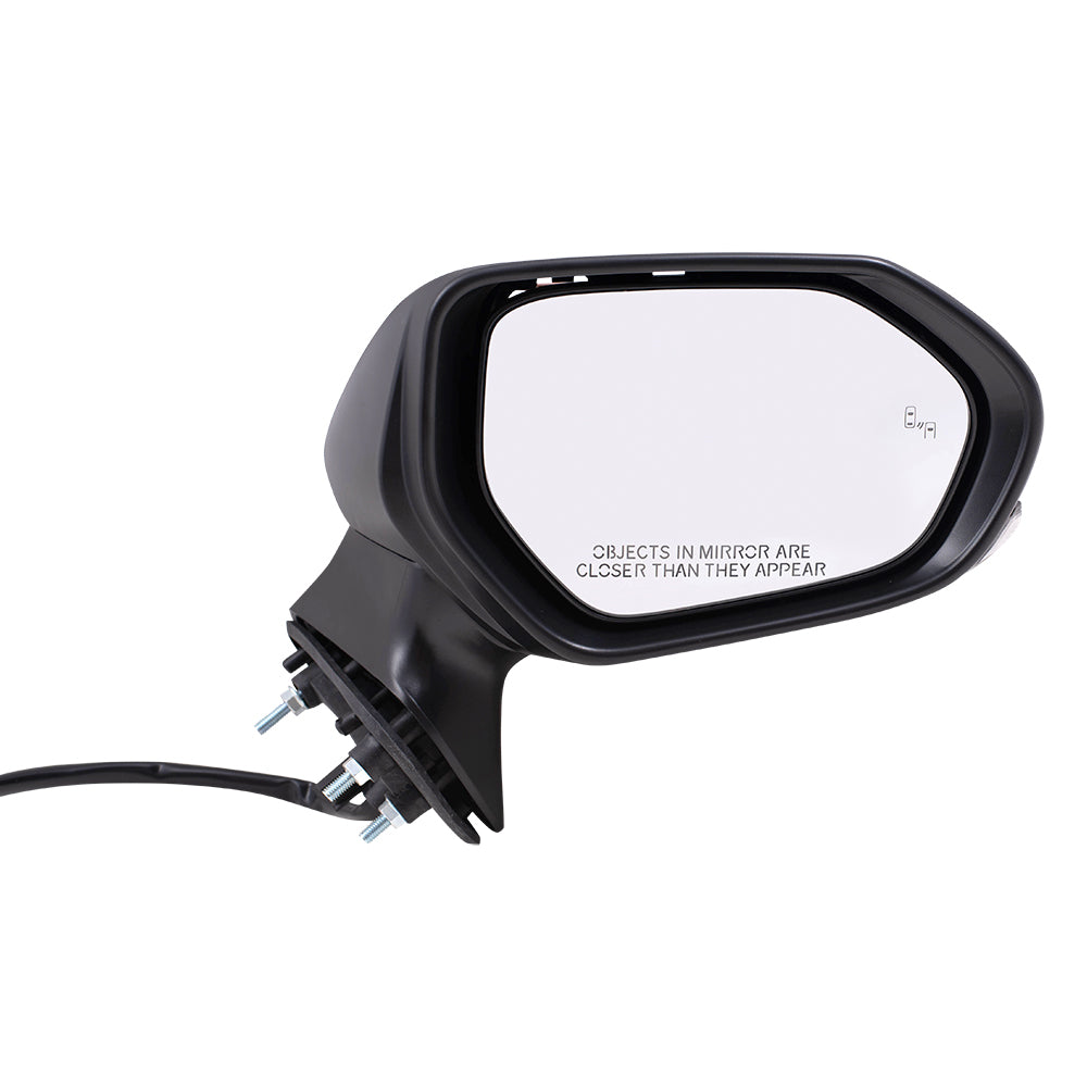 Brock Replacement Driver & Passenger Side Power Mirrors Paint to Match Black with Heat, Signal and Blind Spot Detection W/O Memory, Camera and Auto Dim Compatible with 2019-2020 Toyota Avalon