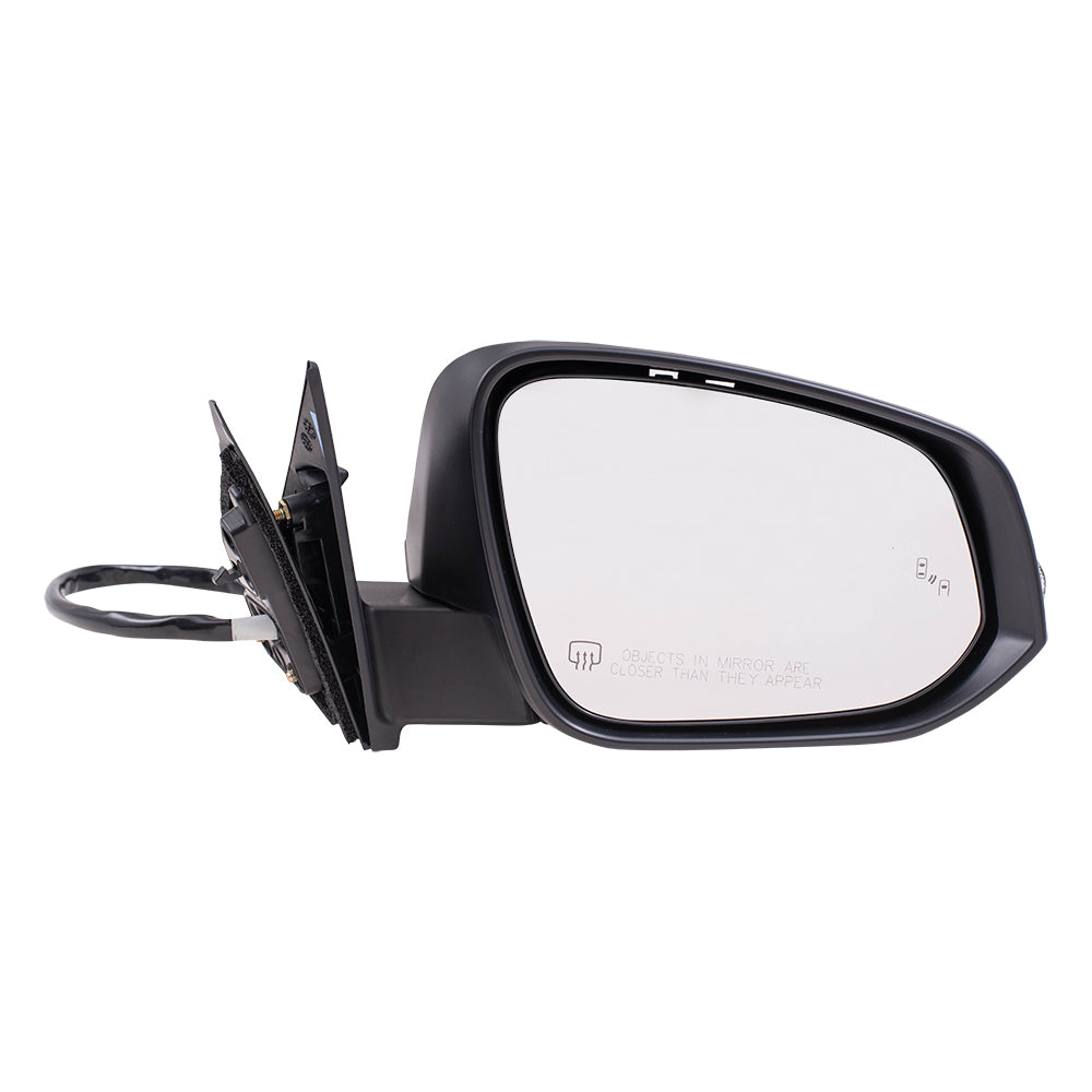 Power Mirror for 2017-2019 Highlander Limited [w/o Highlander Script] Blind Spot Detection Turn Signal Indicator Puddle Lamp Memory Heated 879400E143 Set