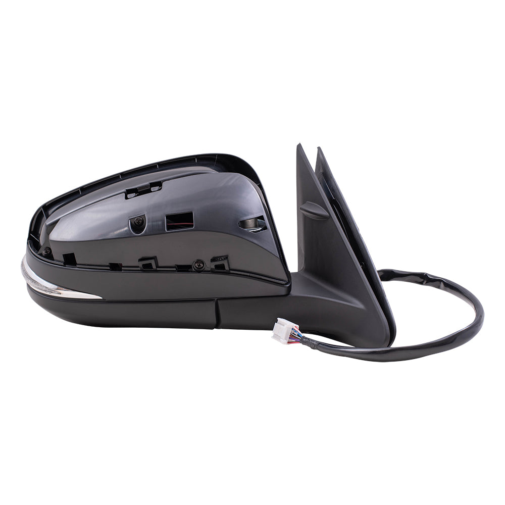 Power Mirror for 2017-2019 Highlander Limited [w/o Highlander Script] Blind Spot Detection Turn Signal Indicator Puddle Lamp Memory Heated 879400E143 Set