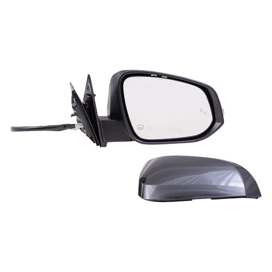 Power Mirror for 2017-2019 Highlander Limited [w/o Highlander Script] Blind Spot Detection Turn Signal Indicator Puddle Lamp Memory Heated 879100E153 Right
