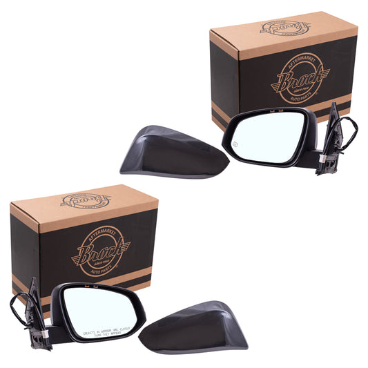 Power Mirror for 2016-2018 RAV4 16 Hole Connector Japan Built Blind Spot Detection Camera Turn Signal Indicator Heated 8794042C90 Set TO1320381