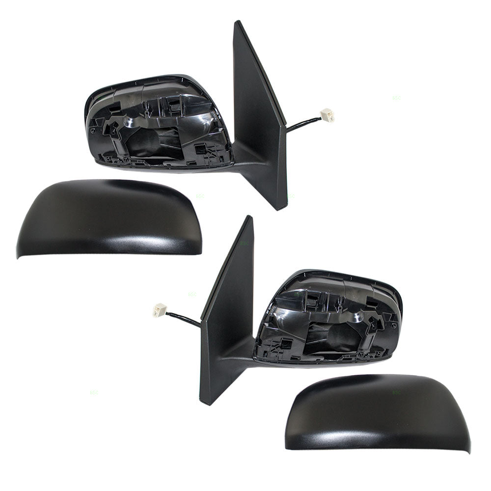 Brock Replacement Driver and Passenger Power Side View Mirrors Heated Compatible with 2006-2008 Rav4 8794042820 8791042880