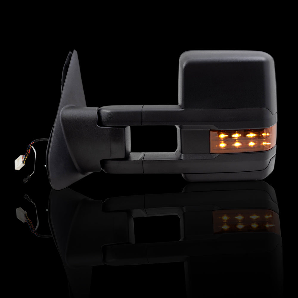 Power Mirror for 2007-2021 Tundra Extendable Clearance Lamp Performance Upgrade Blind Spot Detection Turn Signal Indicator Heated Set