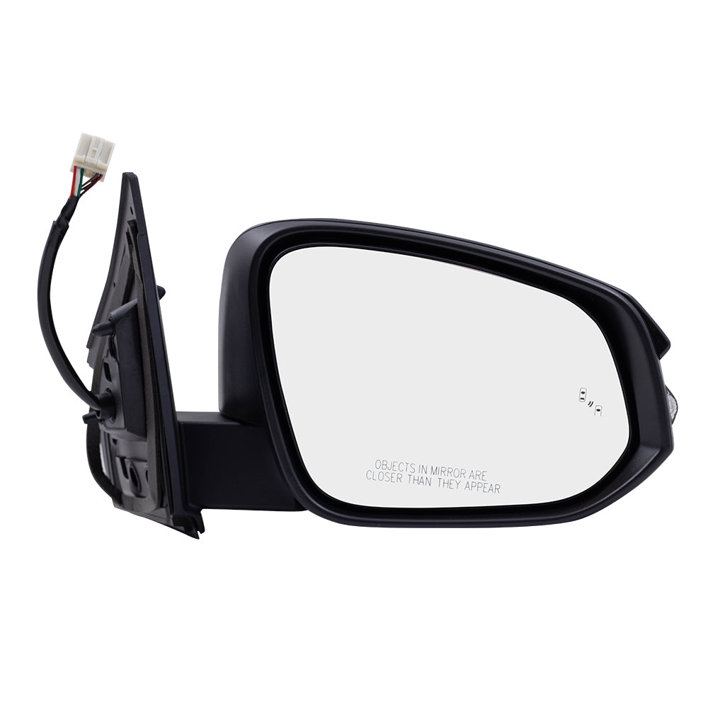 Power Mirror for 2013-2015 RAV4 To 11/14 Exc RAV4 EV Blind Spot Detection Turn Signal Indicator 879100R090C0 Right TO1321311