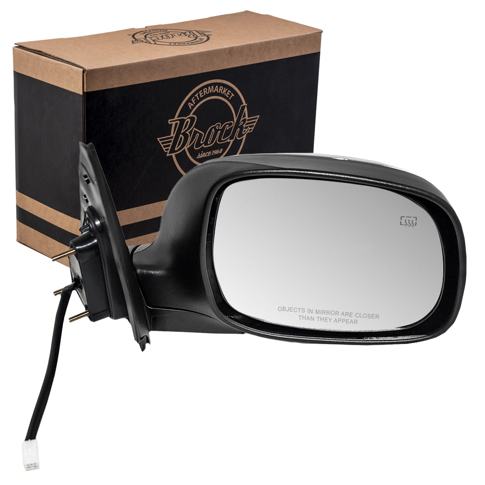 Power Mirror for 2003-2006 Tundra Double Cab Heated for 2001-2007 Sequoia 879100C100 Right TO1321227