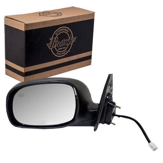 Power Mirror for 2003-2006 Tundra SR5 Double Cab Heated for 2001-2007 Sequoia 879400C903 Left TO1320192