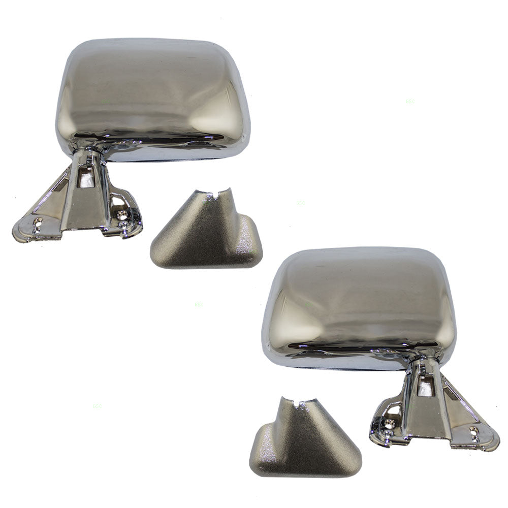 Manual Mirror for 1987-1988 Pickup 1987-1989 4Runner 8794089134 Set