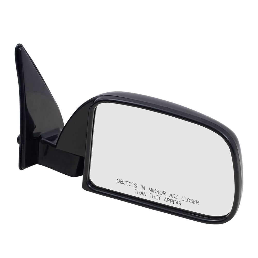 Brock Replacement Passengers Manual Side View Mirror Sail Mounted Compatible with Pickup Truck without vent window 8791089149