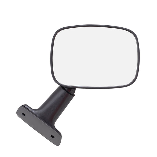 Brock Replacement Passengers Manual Side View Mirror Textured Compatible with 8791089121