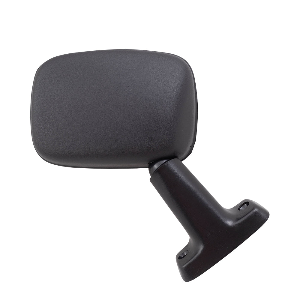 Brock Replacement Passengers Manual Side View Mirror Textured Compatible with 8791089121