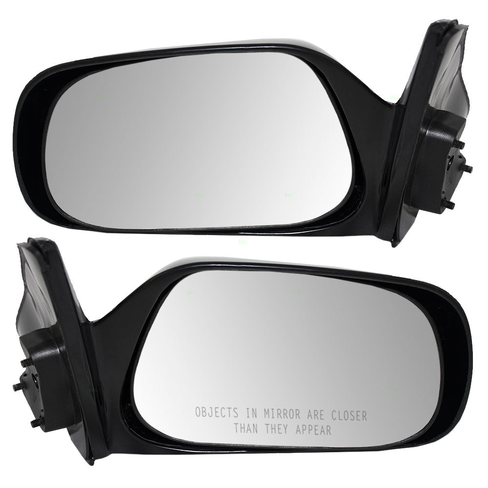 Manual Mirror for 1988-1992 Corolla Sedan/Wagon USA Built 879401A770 Set
