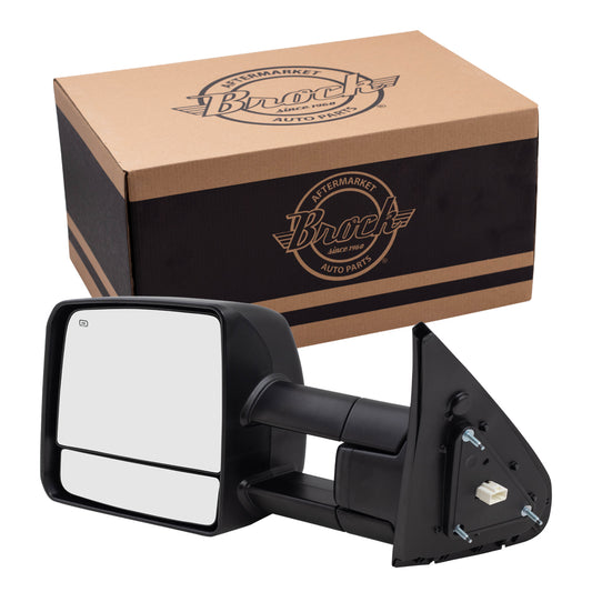 Power Towing Mirror for 2007-2021 Tundra Extendable Turn Signal Indicator Heated 879400C221 Left TO1320243