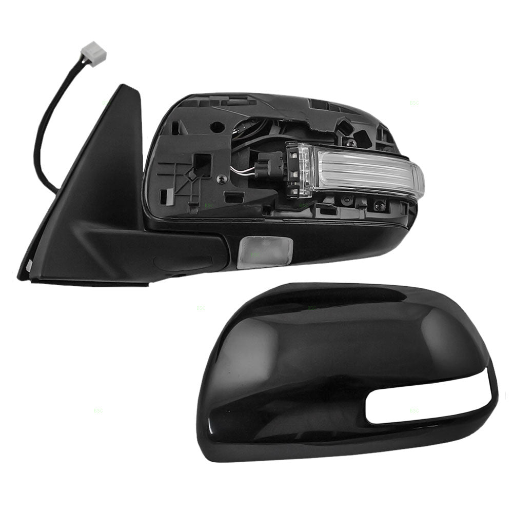 Power Mirror for 2010-2013 4Runner Turn Signal Indicator Puddle Lamp Heated 8794035A31 Left TO1320263