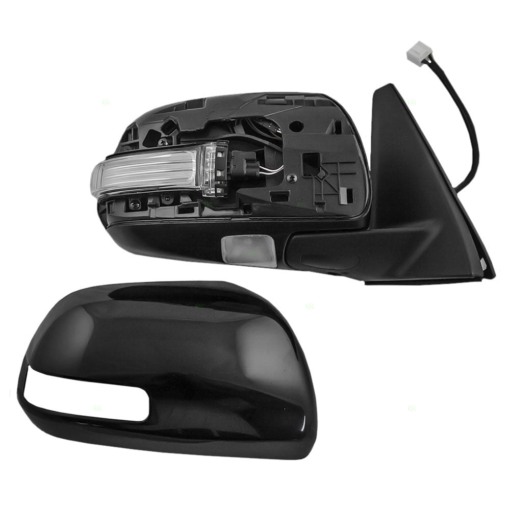 Power Mirror for 2010-2013 4Runner Turn Signal Indicator Puddle Lamp Heated 8791035A61 Right TO1321263