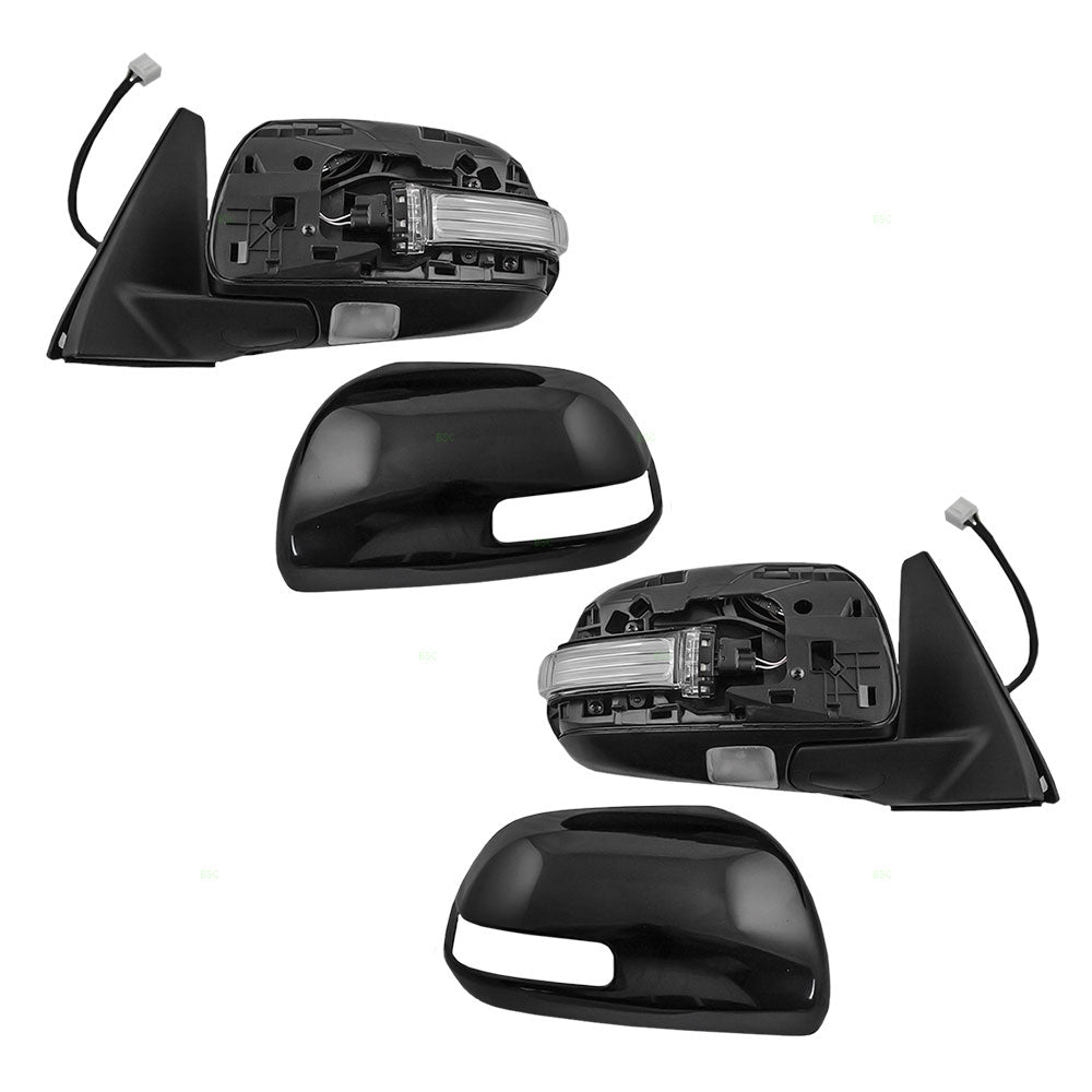 Power Mirror for 2010-2013 4Runner Turn Signal Indicator Puddle Lamp Heated 8794035A31 Set TO1320263