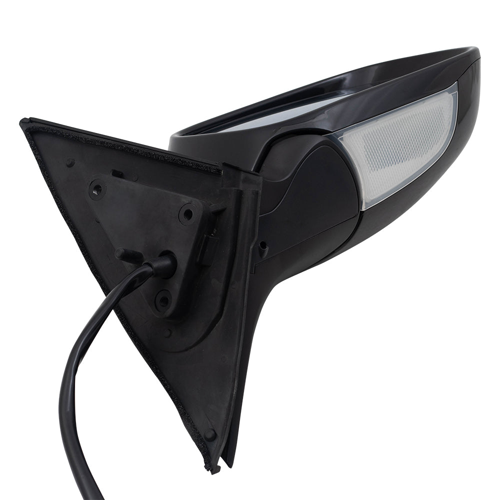 Brock Replacement Side Mirror Power Folding Heated Memory Puddle Lamp Compatible with 2006-2007 GS430 8790130240C0 87901-30240-C0