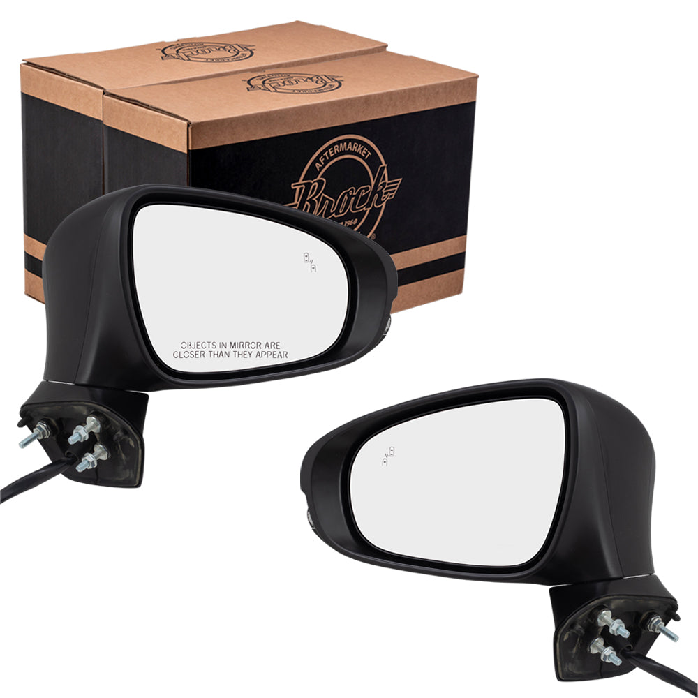 Power Mirror for 2013-2015 ES350 Blind Spot Detection Turn Signal Indicator Puddle Lamp Memory Heated Manual Fold for 2013-2015 ES300h 8794033B31C0 Set LX1320160