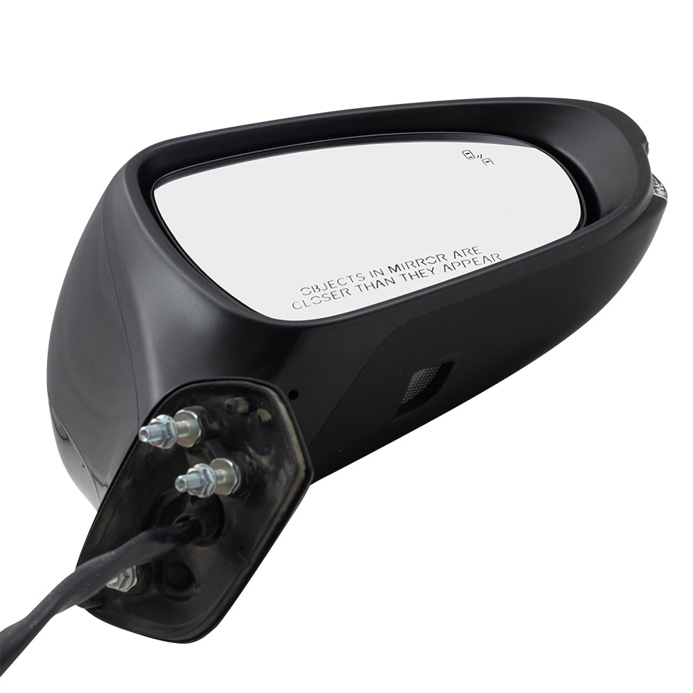 Power Mirror for 2013-2015 ES350 Blind Spot Detection Turn Signal Indicator Puddle Lamp Memory Heated Manual Fold for 2013-2015 ES300h 8791033B41C0 Right LX1321160