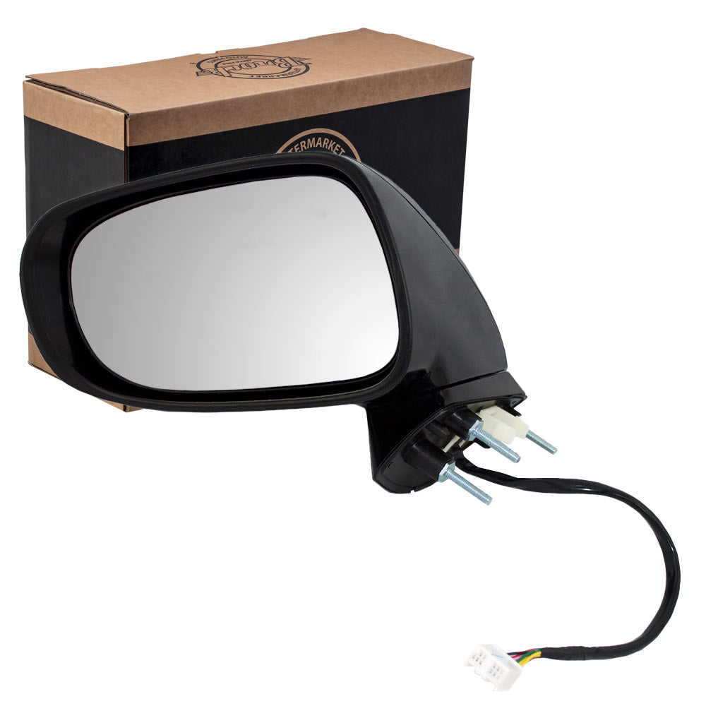 Power Mirror for 2009-2013 IS250 w/o Luxury/Sport Package Turn Signal Indicator Puddle Lamp Heated for 2009-2013 IS350 8794053401C0 Left LX1320111