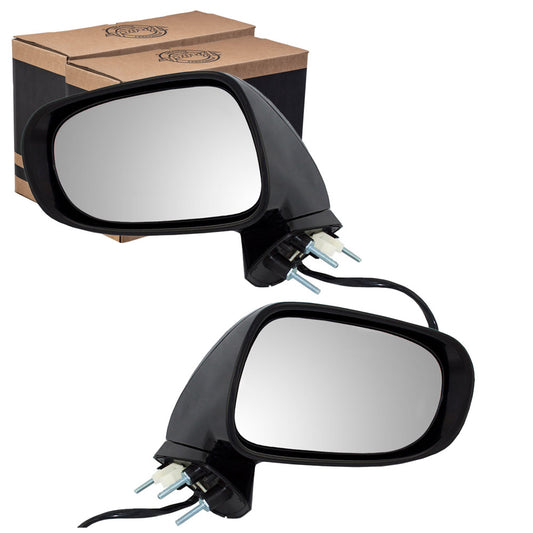 Power Mirror for 2009-2013 IS250 w/o Luxury/Sport Package Turn Signal Indicator Puddle Lamp Heated for 2009-2013 IS350 8794053401C0 Set LX1320111