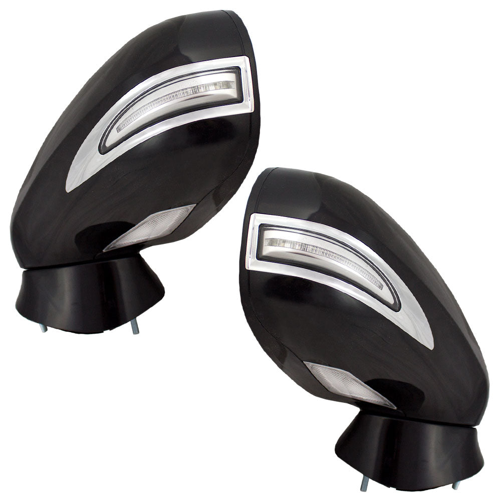 Power Mirror for 2009-2013 IS250 w/o Luxury/Sport Package Turn Signal Indicator Puddle Lamp Heated for 2009-2013 IS350 8794053401C0 Set LX1320111