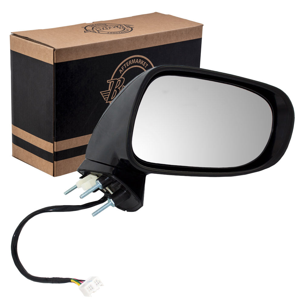Power Mirror for 2009-2013 IS250 w/o Luxury/Sport Package Turn Signal Indicator Puddle Lamp Heated for 2009-2013 IS350 8791053401C0 Right LX1321111