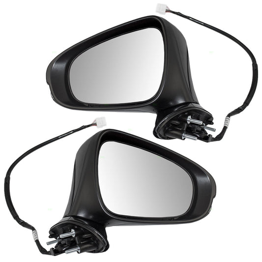 Power Mirror for 2014-2015 IS250 Turn Signal Indicator Puddle Lamp Heated for 2014-2020 IS350 for 2016-2017 IS200t for 2016-2020 IS300 8794053700C0 Set LX1320116