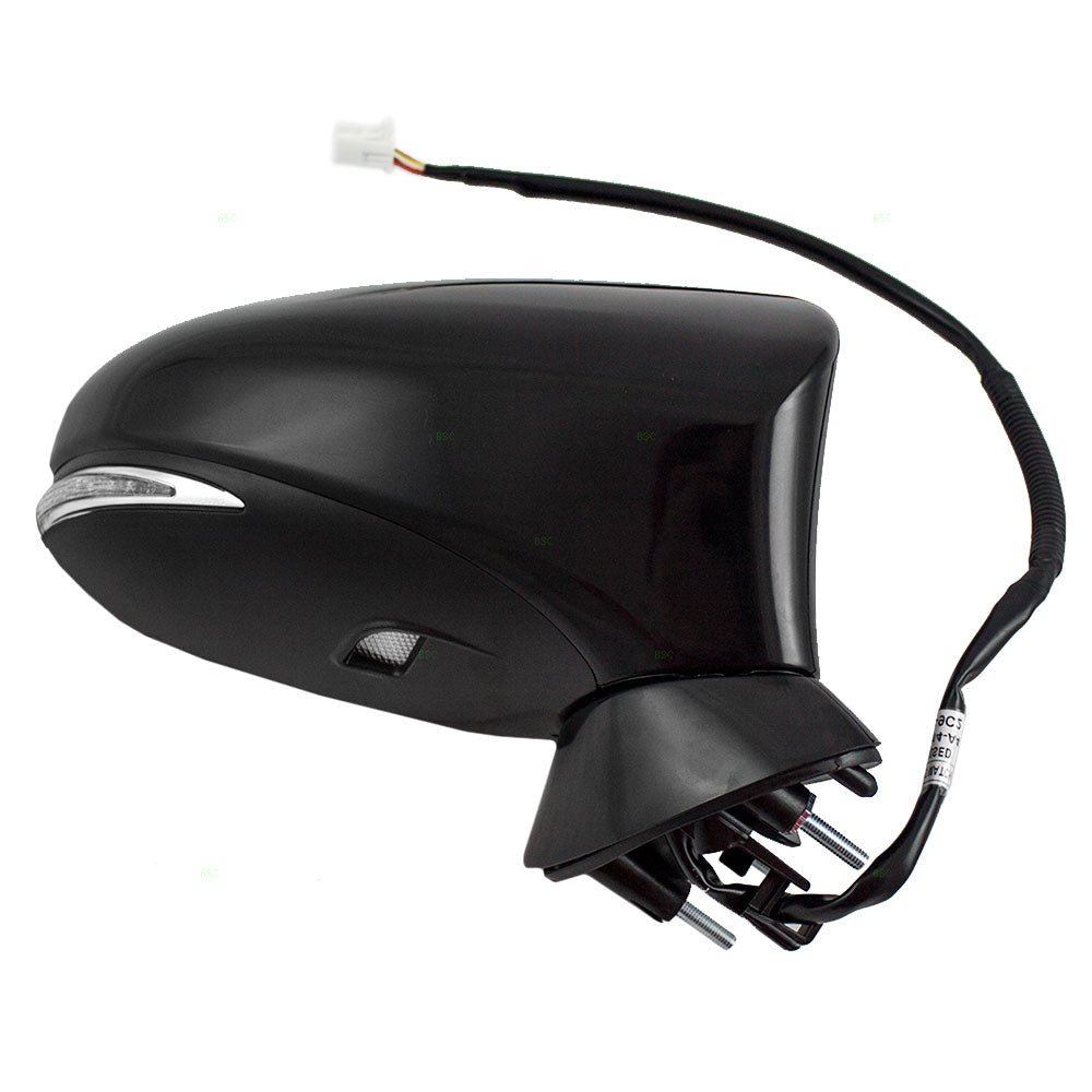 Power Mirror for 2014-2015 IS250 Turn Signal Indicator Puddle Lamp Heated for 2014-2020 IS350 for 2016-2017 IS200t for 2016-2020 IS300 8791053700C0 Right LX1321116