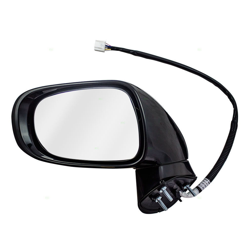 Brock Replacement Drivers Power Side View Mirror Heated Signal Puddle Lamp Memory Compatible with 10-12 ES350 87940-33841-C0
