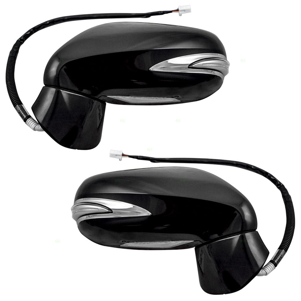 Power Mirror for 2010-2012 ES350 Turn Signal Indicator Puddle Lamp Memory Heated 8794033840C1 Set LX1320135
