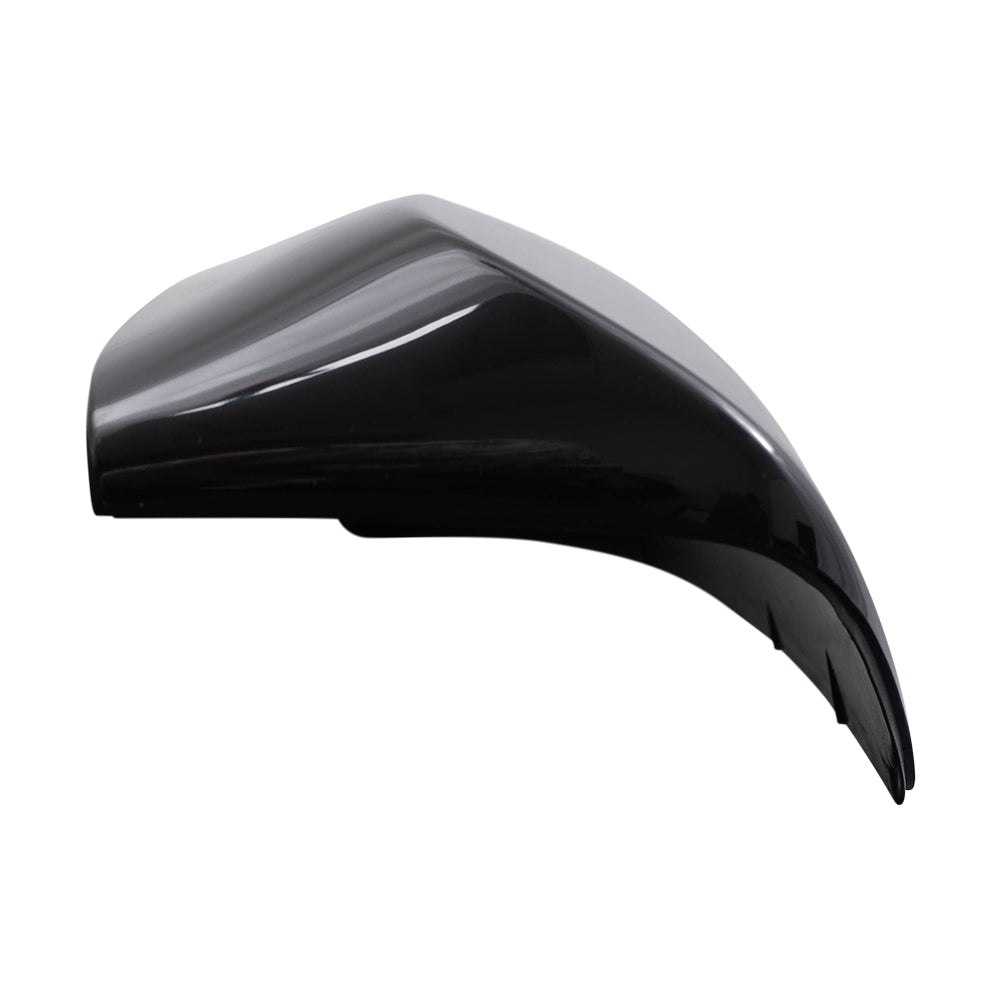Brock Aftermarket Replacement Driver Left Passenger Right Mirror Cover Set Paint to Match Black without Signal Compatible with 2014-2019 Toyota Corolla