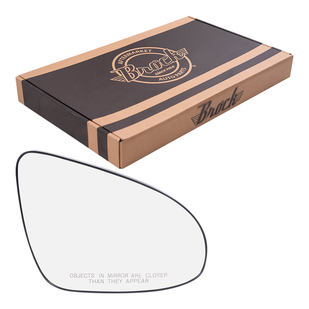 Mirror Glass with Base for 2012-2014 Camry L/LE/Hybrid LE 8791706400 Right TO1325118