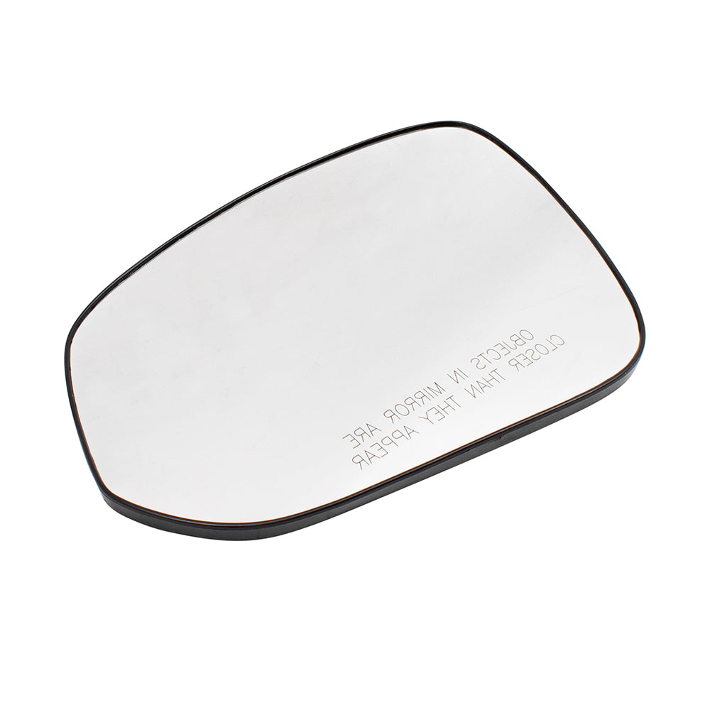 Brock Replacement Driver Door Mirror Glass with Base Compatible with 2014-2019 Highlander & Highlander Hybrid