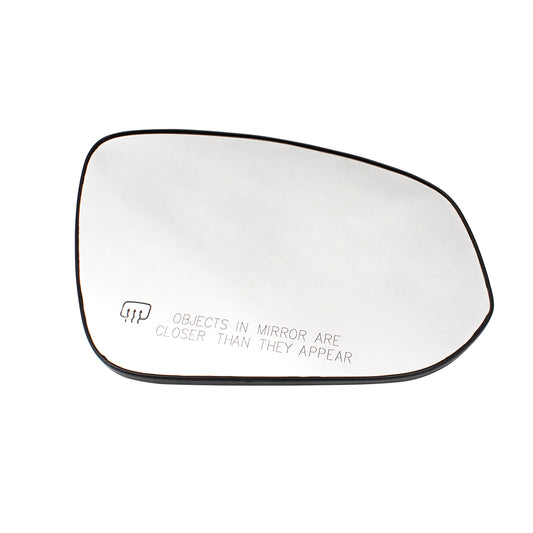 Brock Replacement Passenger Door Mirror Glass with Base Heated Compatible with 2014-2019 Highlander & Highlander Hybrid