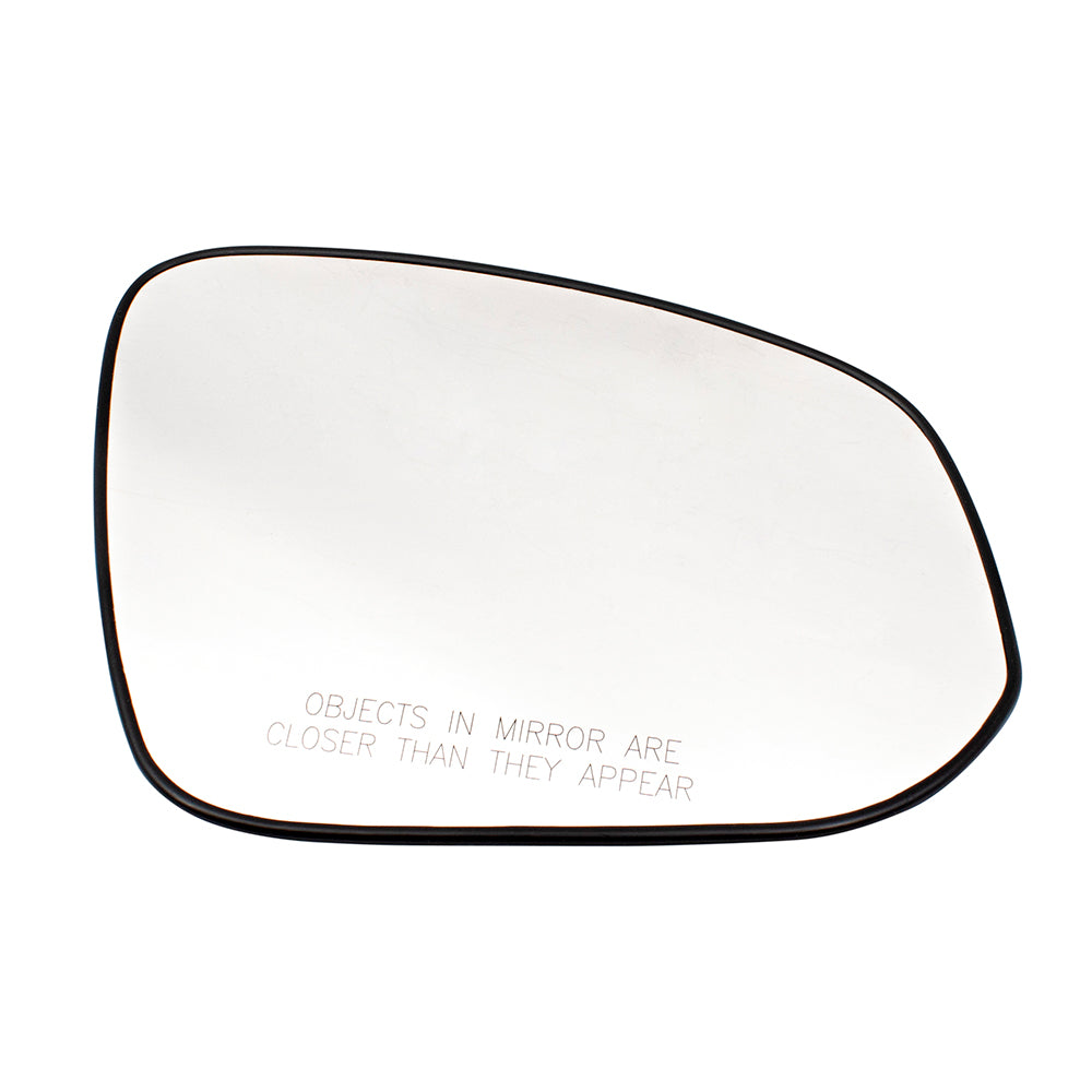 Brock Replacement Passenger Mirror Glass with Base Compatible with 2013-2015 RAV4