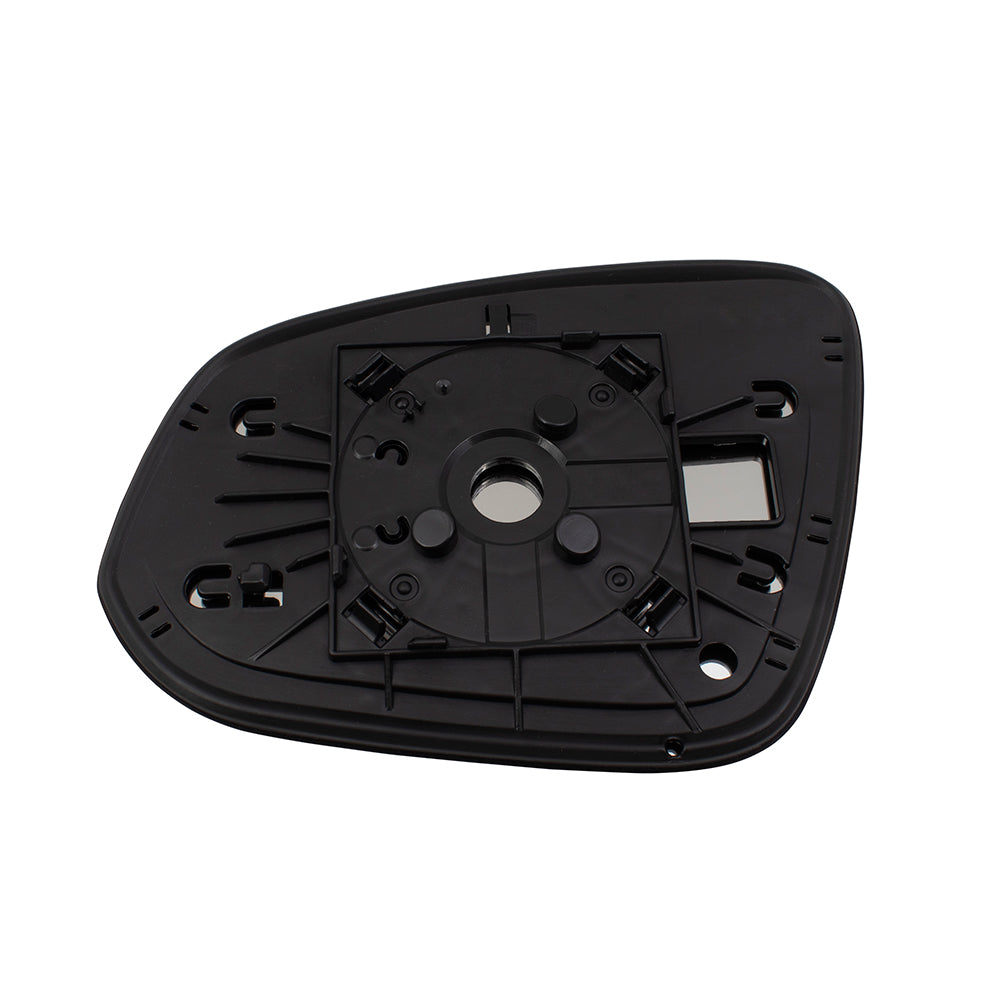 Brock Replacement Passenger Mirror Glass with Base Compatible with 2013-2015 RAV4