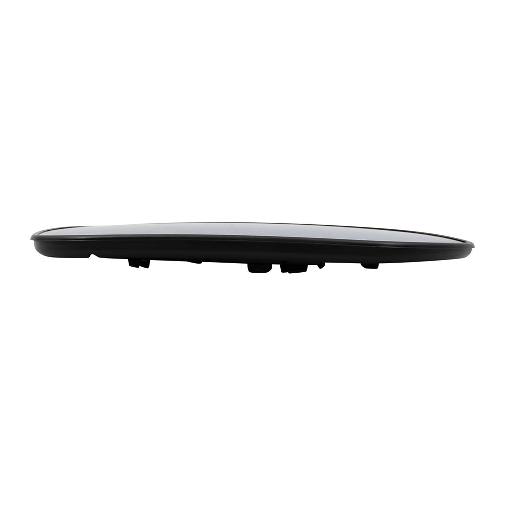 Brock Replacement Passenger Door Mirror Glass and Base Heated Compatible with 2013-2015 RAV4