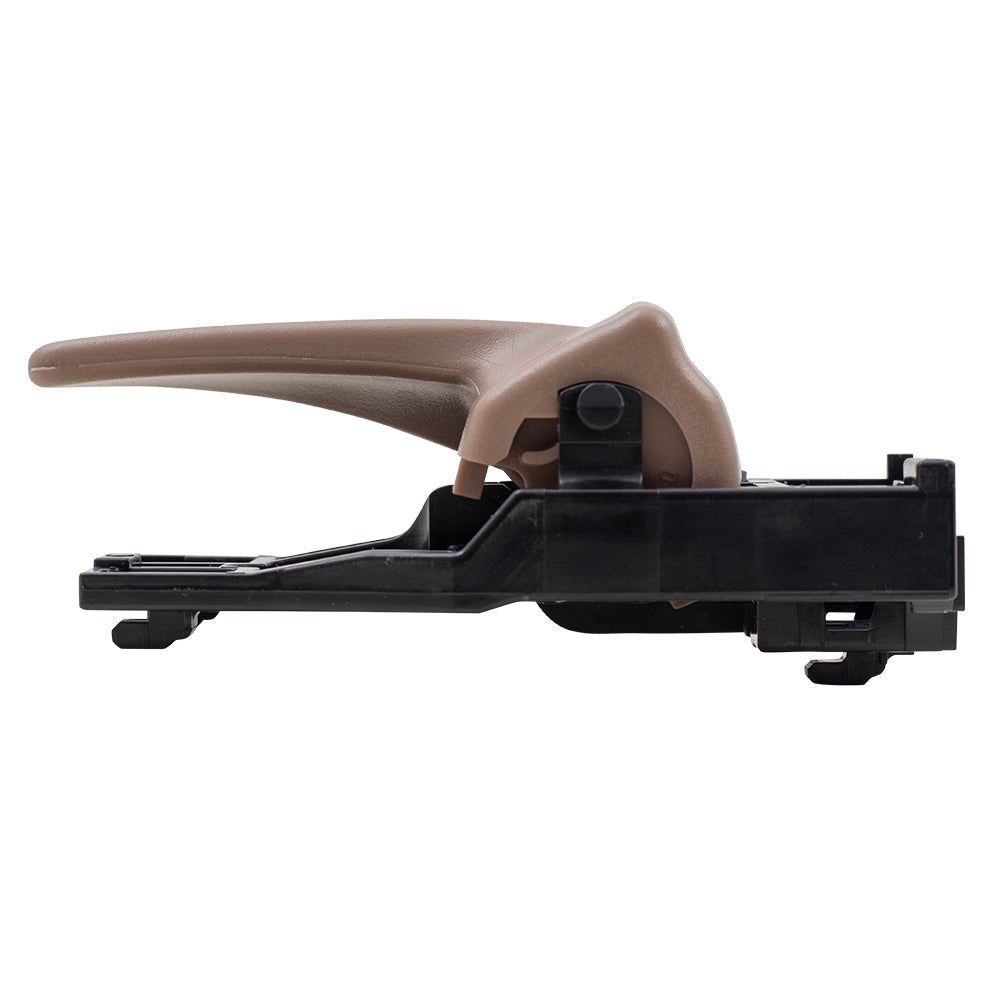 Brock Replacement Driver and Passenger Side Front and Rear Inside Brown/Oak Door Handles 4 Piece Set Compatible with 2001-2004 Sequoia & 2004-2006 Tundra Double Cab ONLY