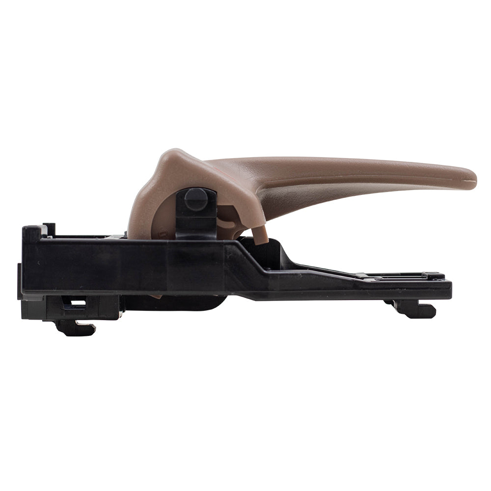Brock Replacement Front and Rear Passenger Side Inside Brown/Oak Door Handles Set Compatible with 2001-2004 Sequoia & 2004-2006 Tundra Double Cab ONLY