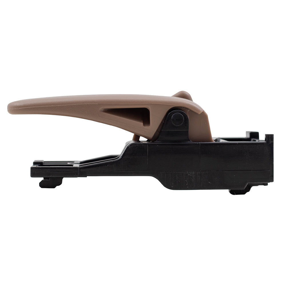 Brock Replacement Front and Rear Passenger Side Inside Brown/Oak Door Handles Set Compatible with 2001-2004 Sequoia & 2004-2006 Tundra Double Cab ONLY