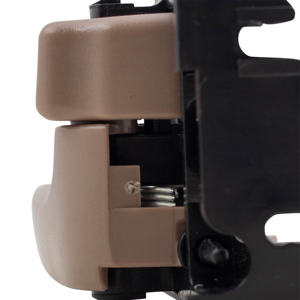 Brock Replacement Front and Rear Passenger Side Inside Brown/Oak Door Handles Set Compatible with 2001-2004 Sequoia & 2004-2006 Tundra Double Cab ONLY