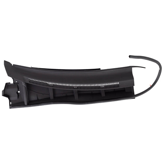 Brock Replacement Passengers Textured Black Cowl Grille Windshield Wiper Molding Compatible with 2009-2013 Corolla 5570802410
