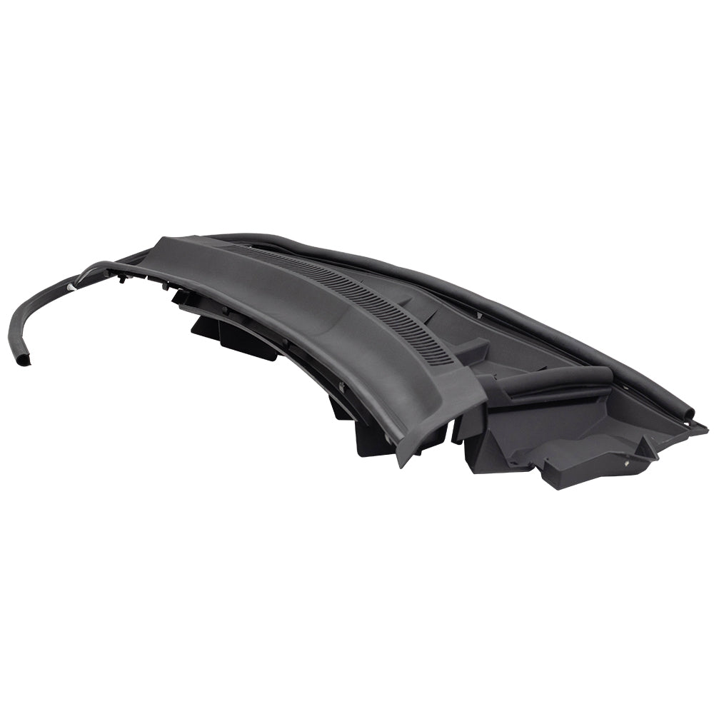 Brock Replacement Passengers Textured Black Cowl Grille Windshield Wiper Molding Compatible with 2009-2013 Corolla 5570802410
