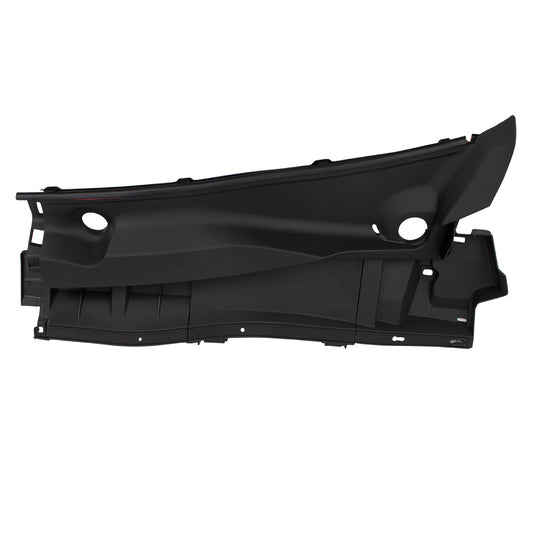 Brock Replacement Drivers Textured Black Cowl Grille Windshield Wiper Molding Compatible with 2009-2013 Corolla 5570902300