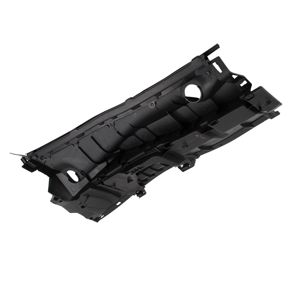 Brock Replacement Drivers Textured Black Cowl Grille Windshield Wiper Molding Compatible with 2009-2013 Corolla 5570902300