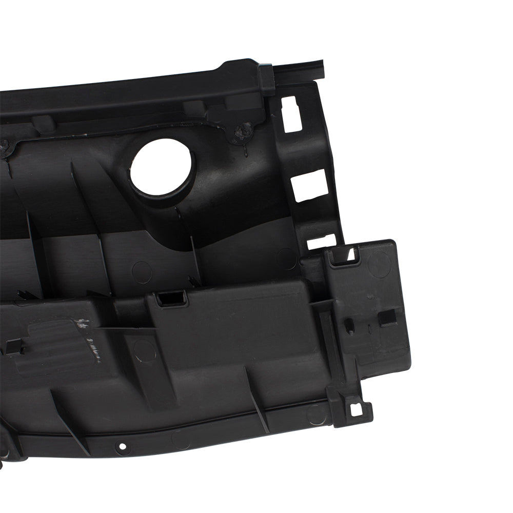 Brock Replacement Drivers Textured Black Cowl Grille Windshield Wiper Molding Compatible with 2009-2013 Corolla 5570902300