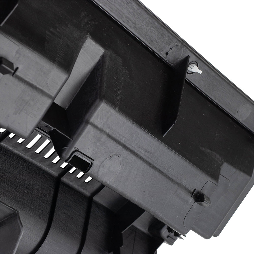 Brock Replacement Passengers Textured Black Cowl Grille Windshield Wiper Molding Compatible with 2009-2013 Corolla 5570802410