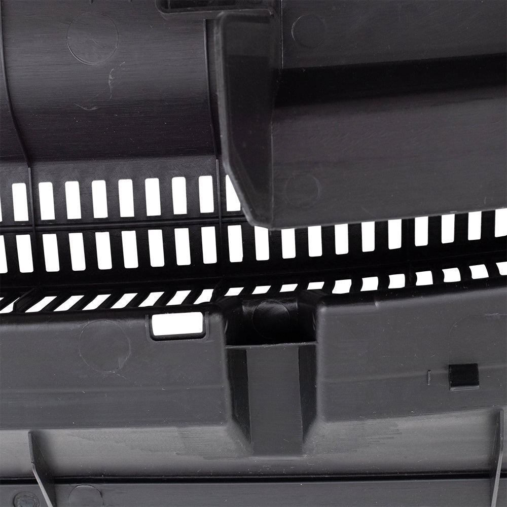 Brock Replacement Passengers Textured Black Cowl Grille Windshield Wiper Molding Compatible with 2009-2013 Corolla 5570802410